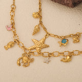 Phatbird Waterproof Starfish & Seashell Bracelet