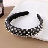 The Phatbird Punk Eyelet Wide Headband