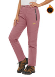 Blue Grey Fleece Lined Ski Pants
