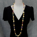 Phatbird Multi-Gemstone Long Necklace