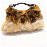Winter Fox Fur Women's Fashion Bag