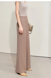 Wide-legged Full Length Trousers