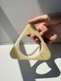 Phatbird Vintage Resin Triangle Design Wide Bangle Bracelets