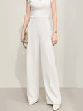 Wide-legged Full Length Trousers