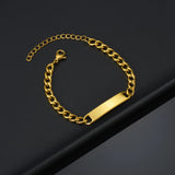 Phatbird Gold-Tone Stainless Steel Chunky Chain Bracelet