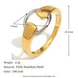 Phatbird Stainless Steel Double Color Ring