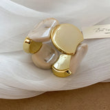 Phatbird Smudged Resin Geometric Bracelet