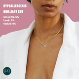 Luxury Moissanite Cuban Link Pendant Necklace