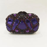 Phatbird Big Rhinestone Gem Clutch Purse
