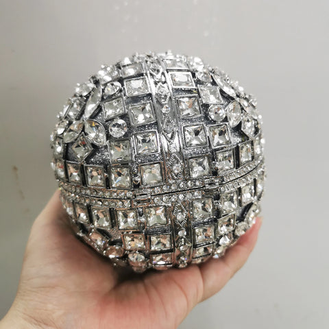 Phatbird Crystal Sphere Clutch Handbag