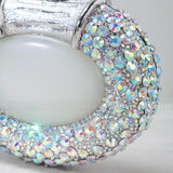 Phatbird Oval Shaped Crystal Bag