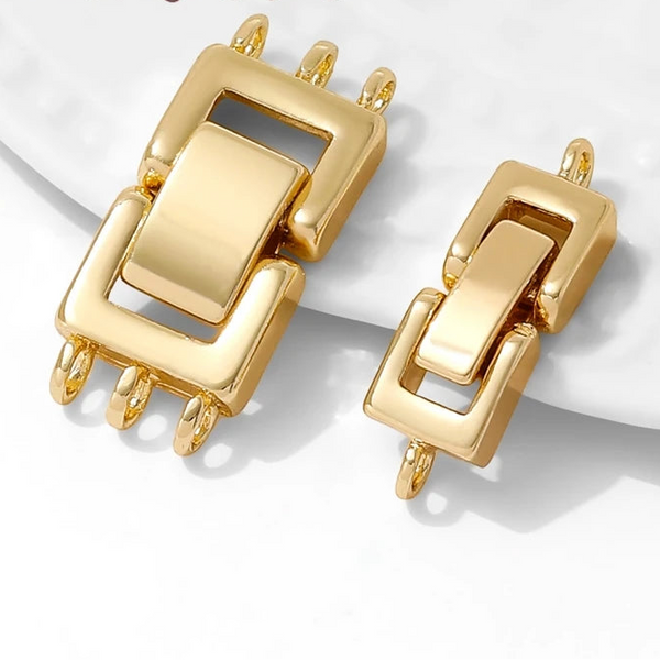 Phatbird 18K Gold Pearl Clasps
