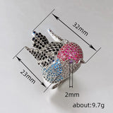 Phatbird Multicolor Zirconia Bird Statement Ring