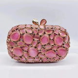 Phatbird Big Rhinestone Gem Clutch Purse