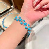 Phatbird Turquoise 925 Sterling Silver Jewelry Set