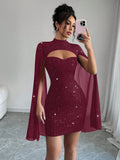 Phatbird Midnight Galaxy Cloak Dress