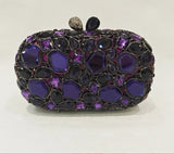Phatbird Big Rhinestone Gem Clutch Purse