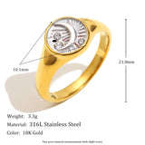 Phatbird Stainless Steel Double Color Ring