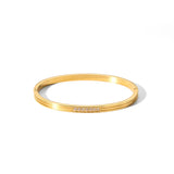 The Phatbird Tarnish-Free Cubic Zirconia Bangle