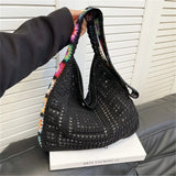 Phatbird Floral Crochet Boho Tote Bag