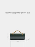 Phatbird Snake Handle Suede Clutch Bag