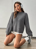 Phatbird Slate Chill Oversized Knit Crop Top
