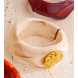Phatbird Multi-Color Wide Resin Bracelet