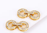 Phatbird 18K Gold Inlaid Zircon Clasps