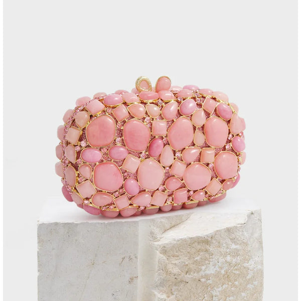 Phatbird Big Rhinestone Gem Clutch Purse
