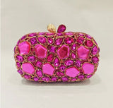Phatbird Big Rhinestone Gem Clutch Purse
