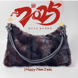 Real Fur Shoulder Bag Women
