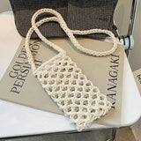 Phatbird Braided Crochet Crossbody Phone Bag