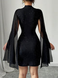 Phatbird Midnight Galaxy Cloak Dress