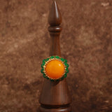 Phatbird Vintage Orange Natural Stone Ring