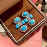 Phatbird Turquoise 925 Sterling Silver Jewelry Set