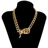 Phatbird Heavy Metal Belt Choker Necklace