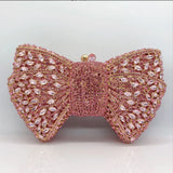 Phatbird Rhinestone Bow Clutch Bag