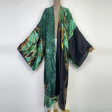 Afro Boho Batwing Kimono Maxi Holiday