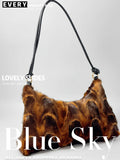 Real Fur Shoulder Bag Women