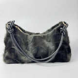 Real Fur Shoulder Bag Women