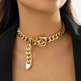 Phatbird Heavy Metal Belt Choker Necklace
