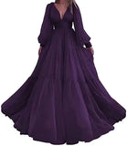 Tulle Princess V-Neck Gown