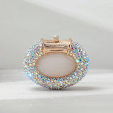 Phatbird Oval Shaped Crystal Bag
