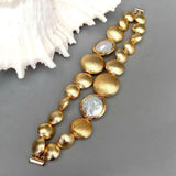 White Coin Pearl Bracelet