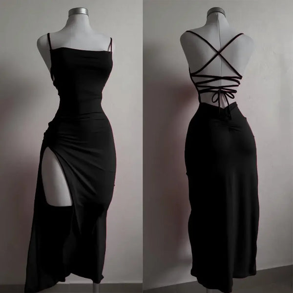 Phatbird Siren Slate Bodycon Maxi Dress