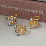 Phatbird Two-Tone Geometric Orb Ring