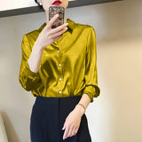Phatbird Parisian Satin Luxe Blouse