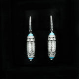 Phatbird Vintage Sterling Silver Turquoise Drop Earrings