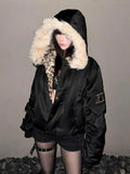Phatbird Harajuku Leopard-Print Moto Jacket