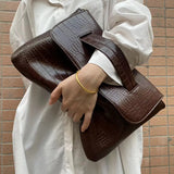 Phatbird Crocodile pattern leather handbag